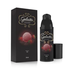 Gel Lubrificante Beijável Gelatto Fragola - 30ml